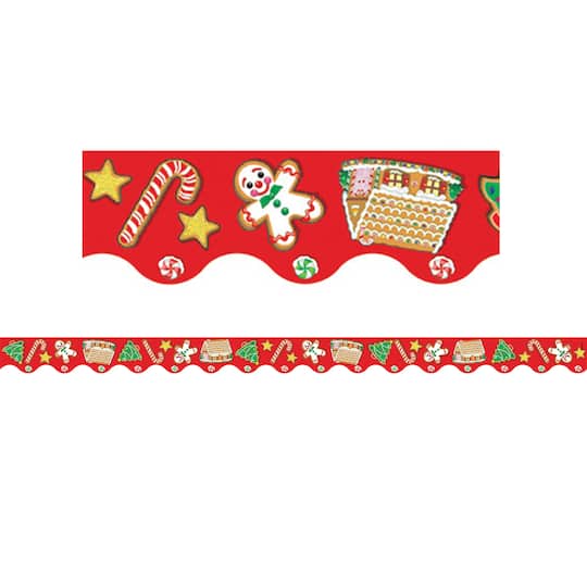 Teacher Created Resources Christmas Scalloped Borders, 420ft.